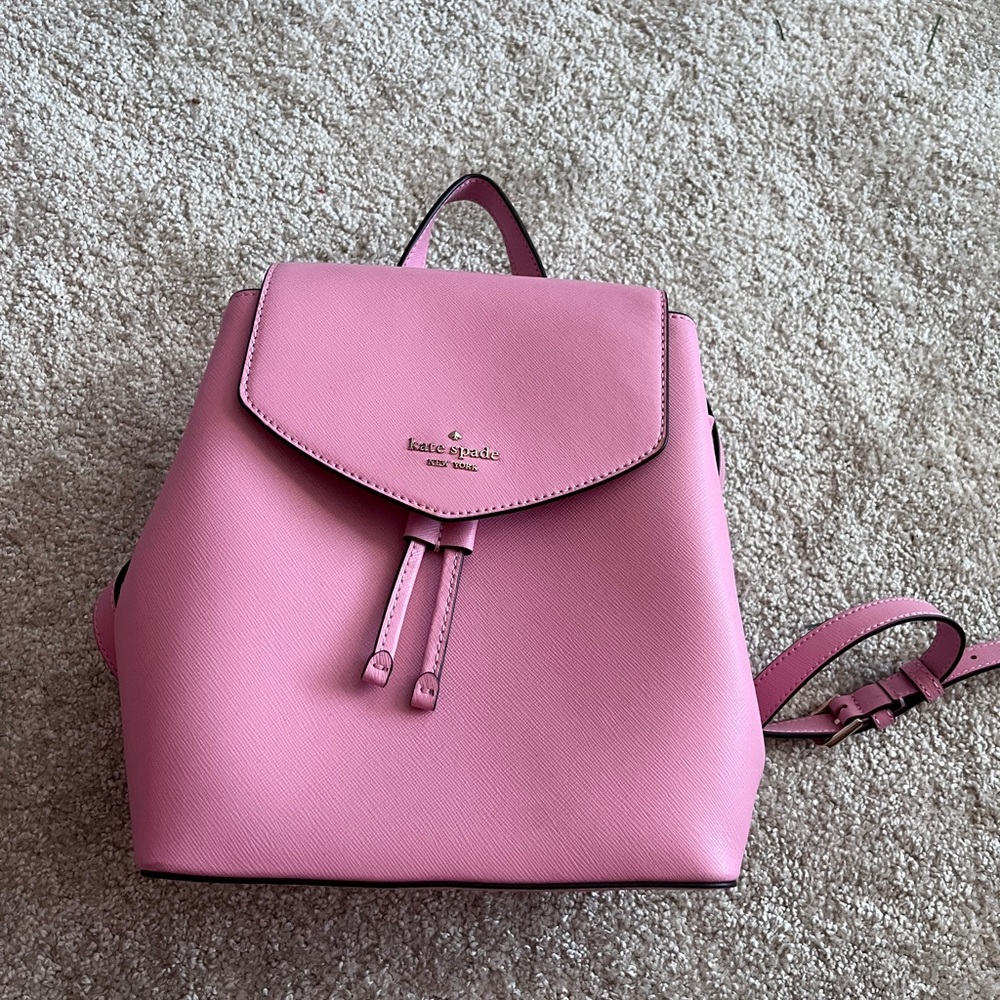 kate spade Pink Saffiano Leather Backpack